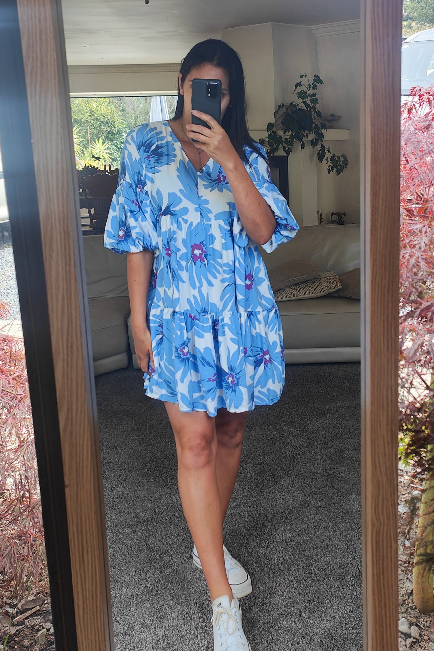 Floaty Resort Tunic - Cornflower