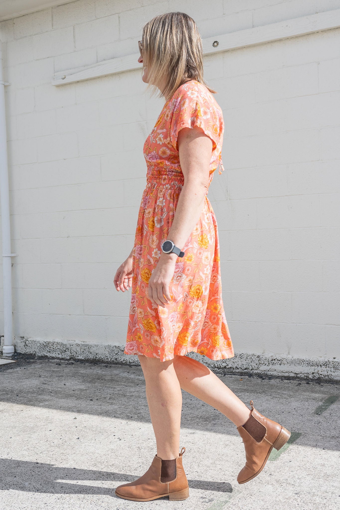 Tangerine Dove - Shorter Boho Malia Dress