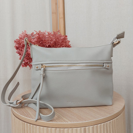 Vegan Leather Thorndon Bag - Grey