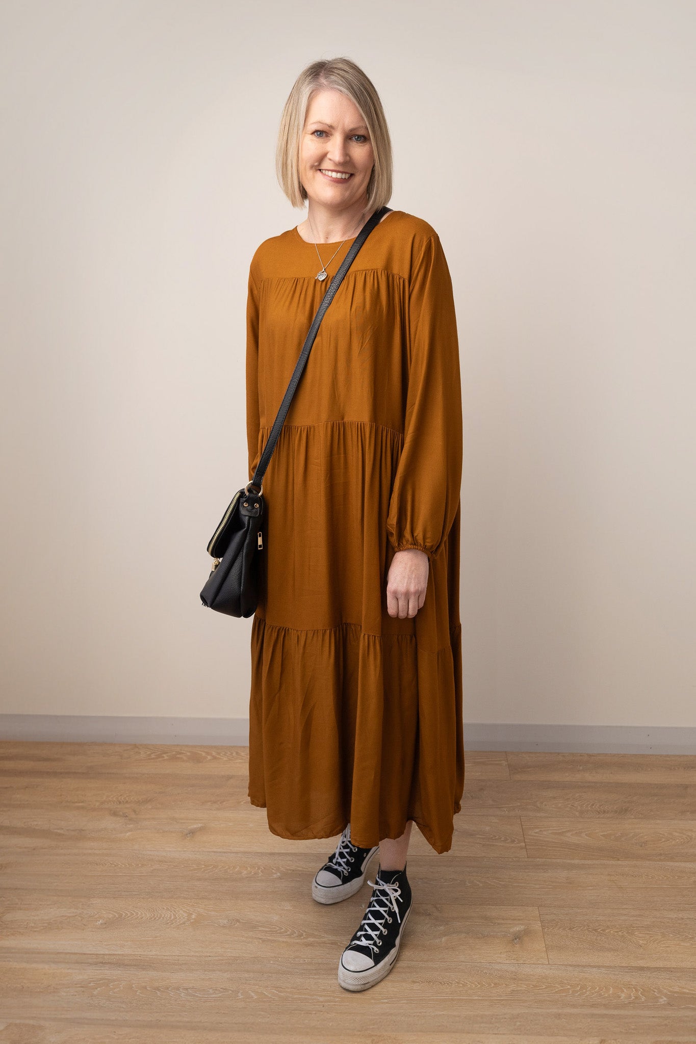 LS Cicely Smock Dress - Copper