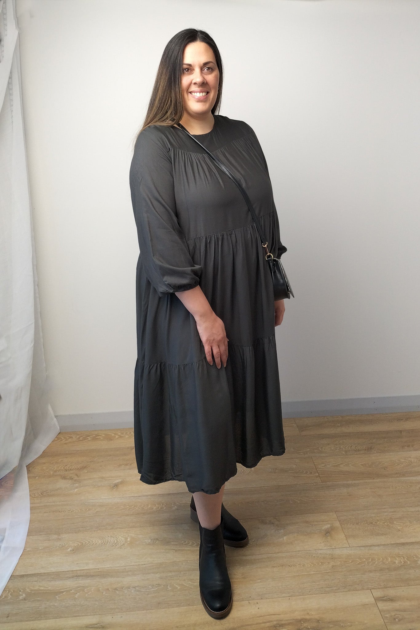 LS Cicely Smock Dress - Slate