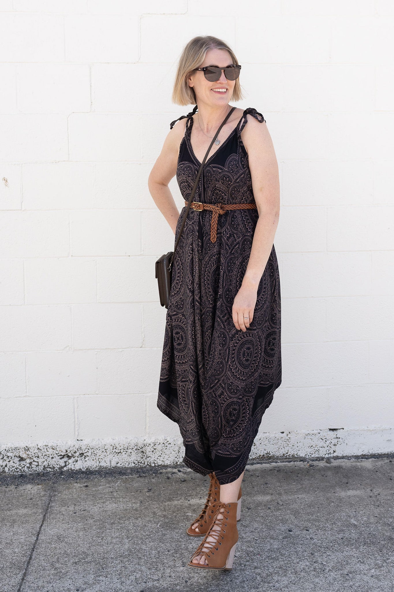 Black Mandala Resort Jumpsuit