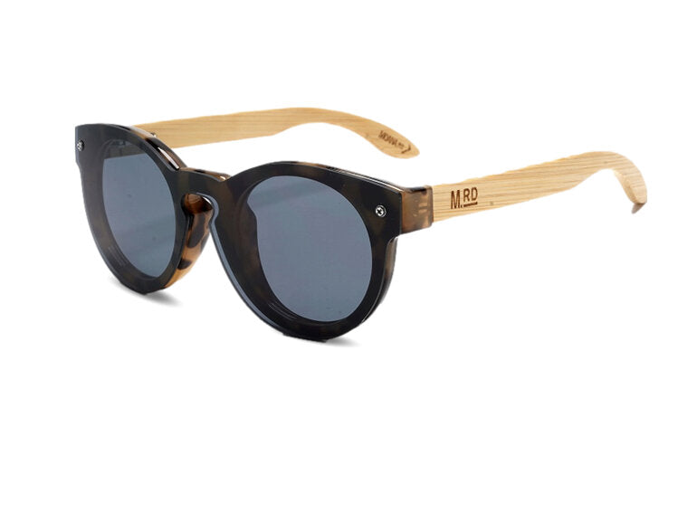 Marilyn Monroe Sunglasses - Tortoise Shell with Wood Arms