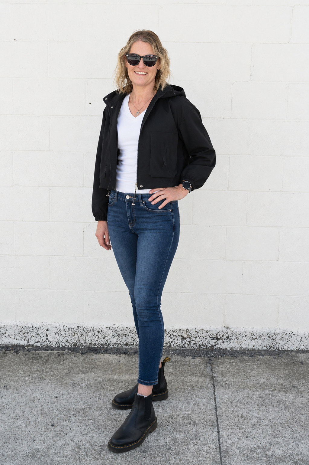 Raven Hooded Jacket - Black