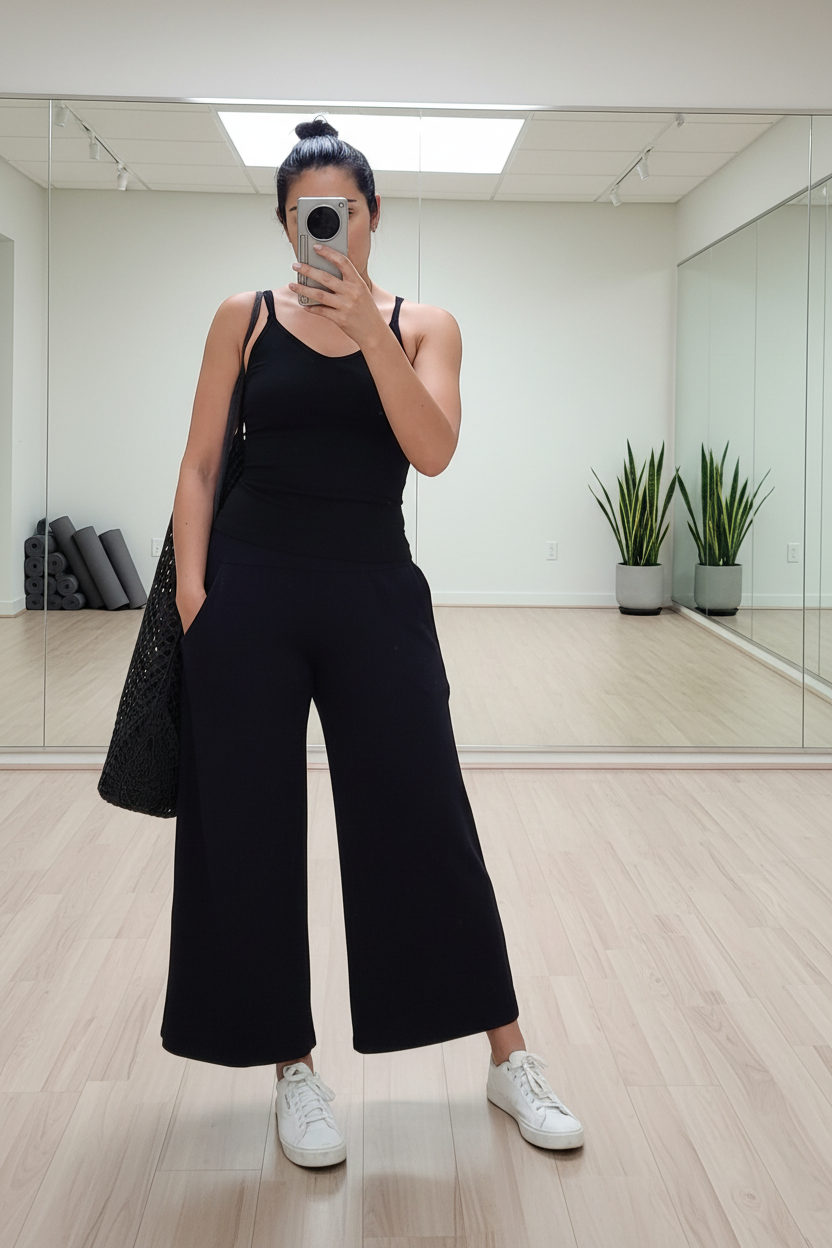 Black - Lounge Culottes