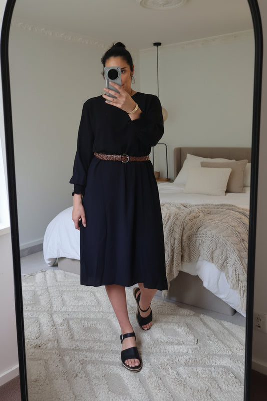 Black - Long Beatrice Tunic