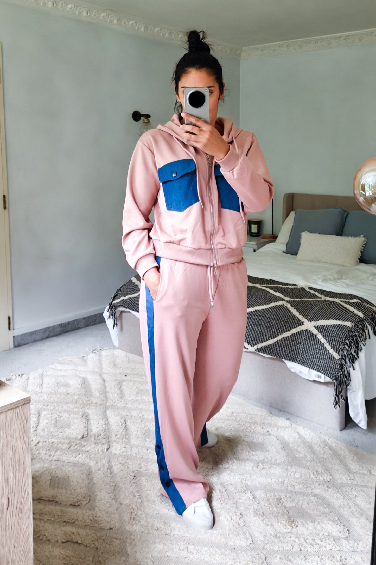 Light Pink - Rylee Hooded Zip Up