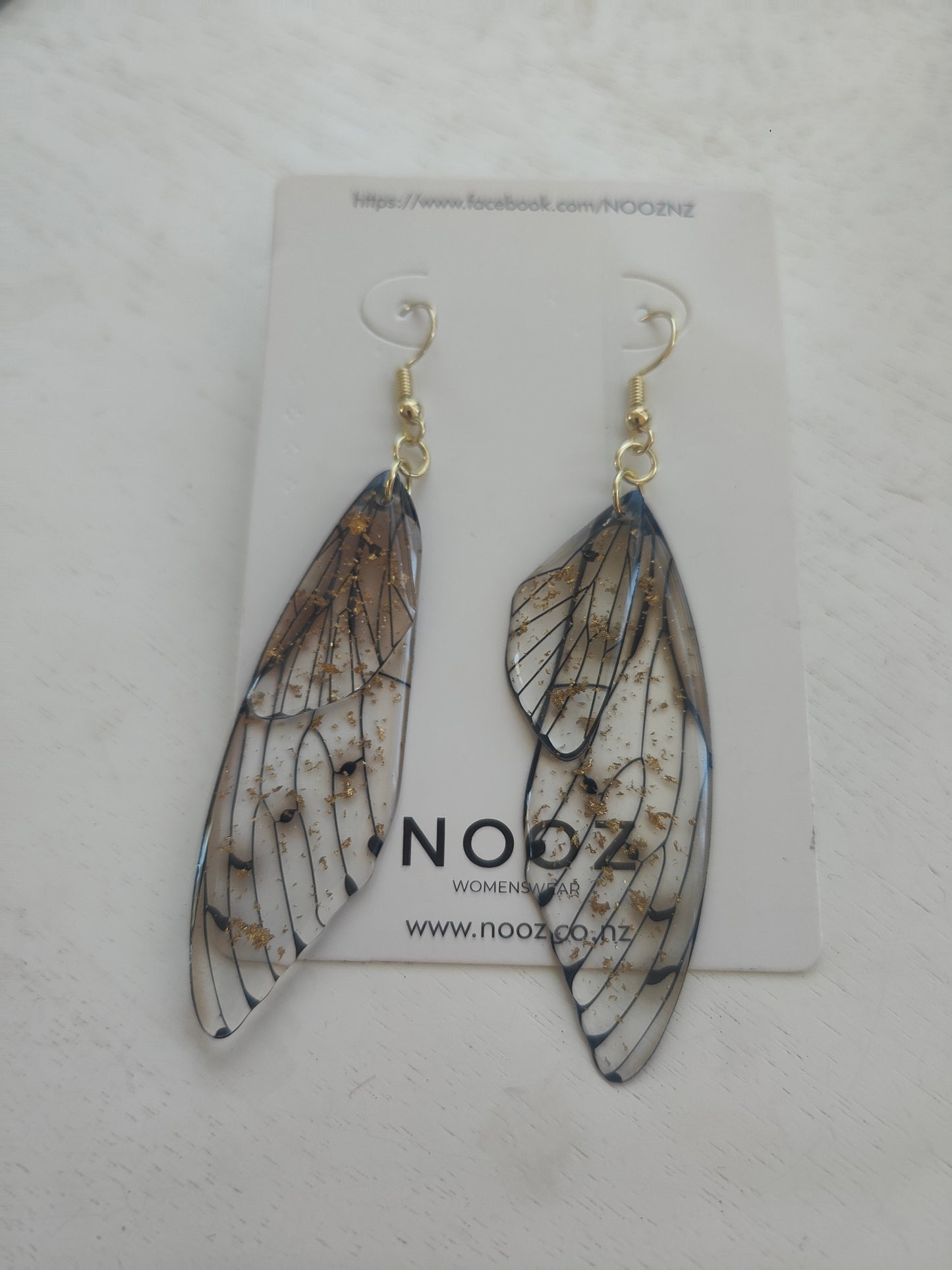 Monarch Butterfly Resin Earrings
