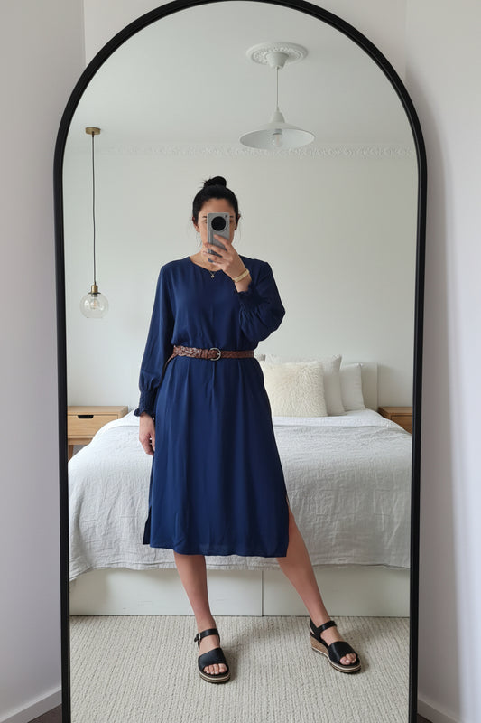 Navy - Long Beatrice Tunic