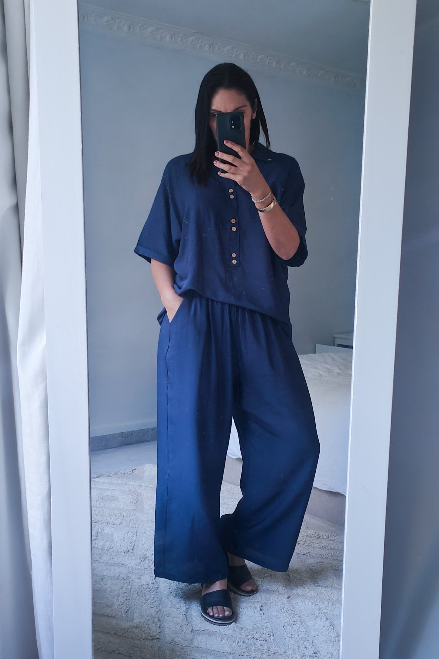 Matilda Top - Navy