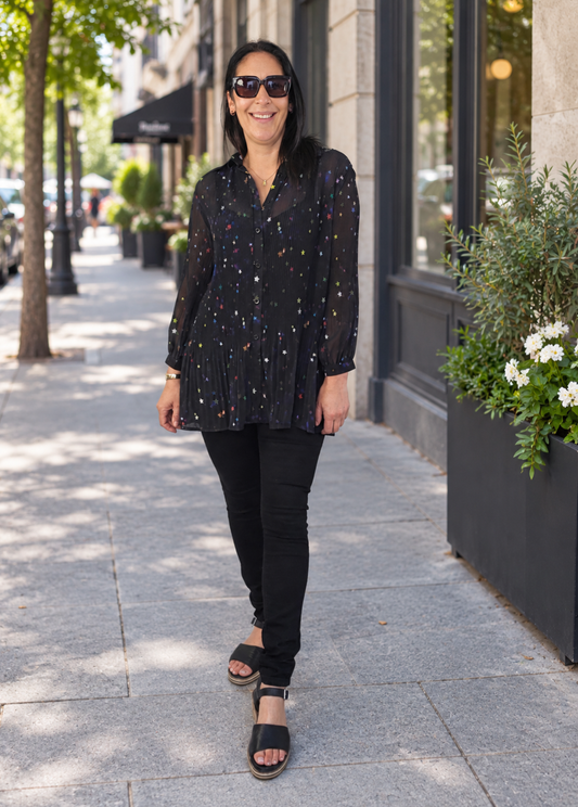 Chiffon Alexis Top - Tiny Star