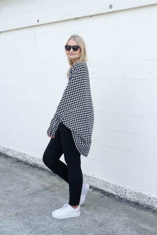 Houndstooth Shrug
